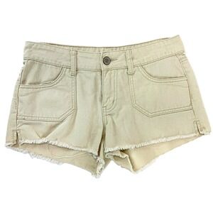 Blue Asphalt Womens Junior Size 5/27 Distressed Sexy Jean Shorts Casual Cotton